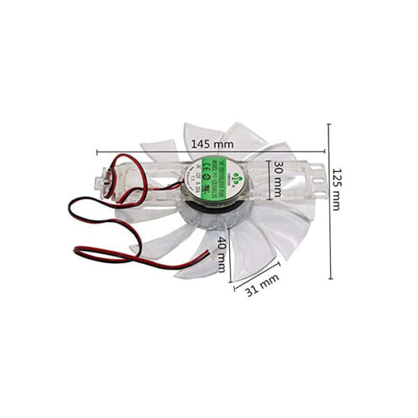 Ventola Di Raffreddamento Per Incubatrici Uova – 220-240V AC – 12x12x4 Cm – Plastica Resistente – Accessorio Ricambio